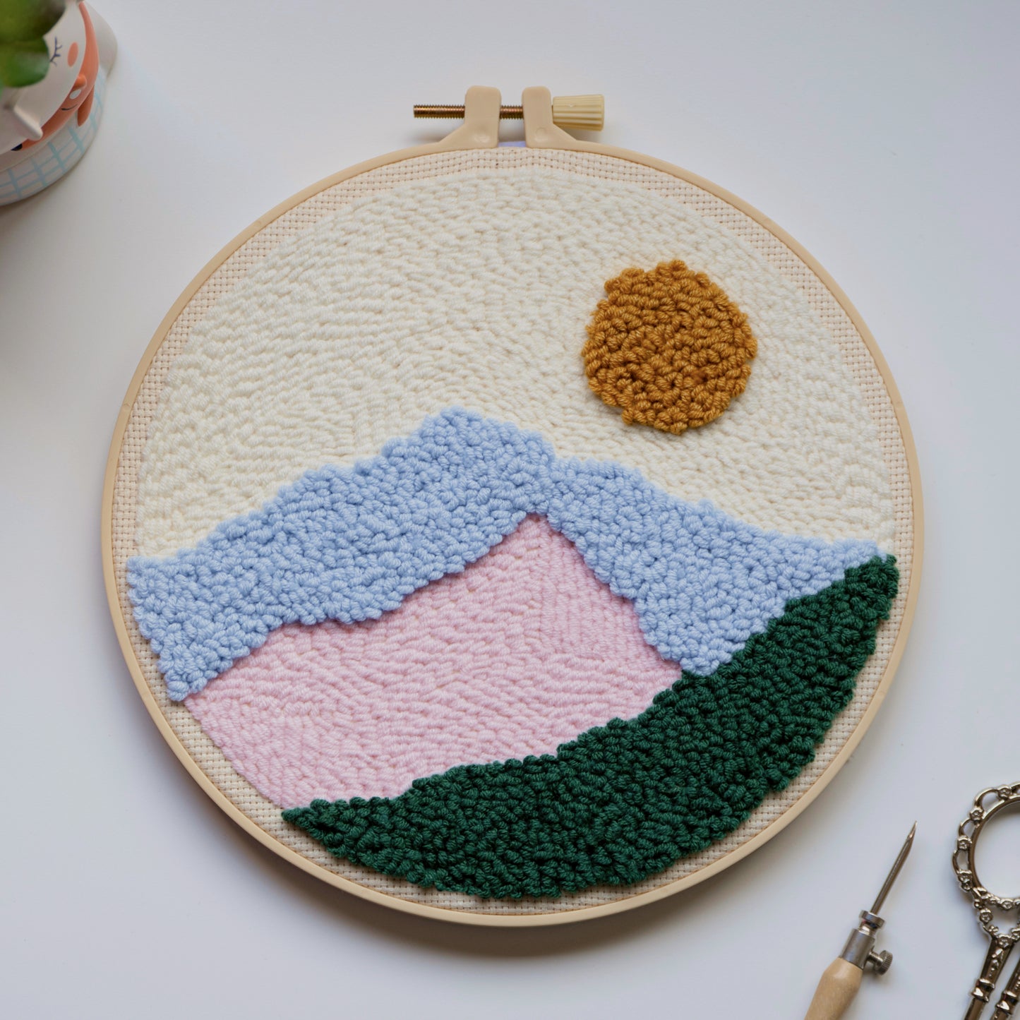 Kit de punch needle "Morning in the mountains"