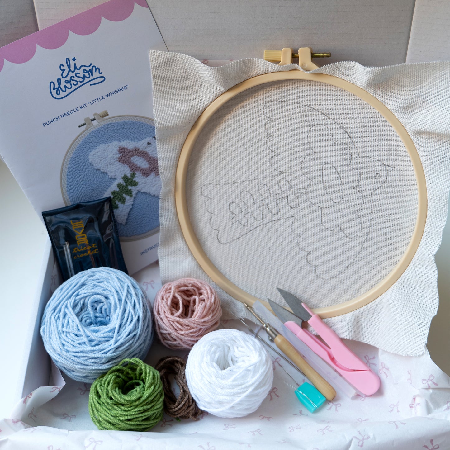 Kit de punch needle "Little whisper"
