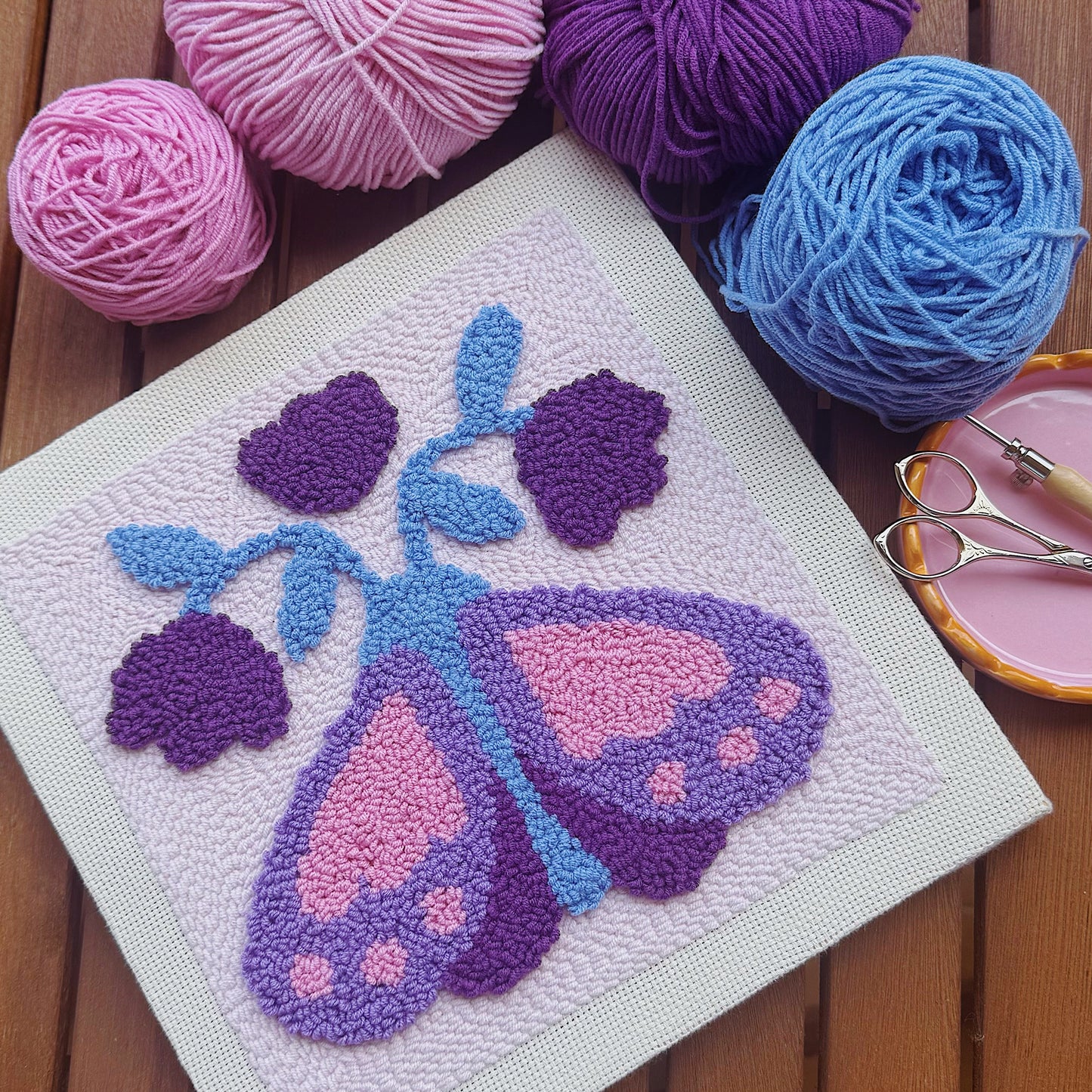 Kit de punch needle "Eternal spring"