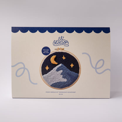 Kit de punch needle "Moonlight mountains"