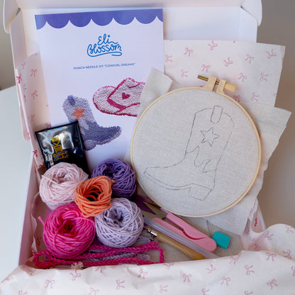 Kit de punch needle "Cowgirl dreams"