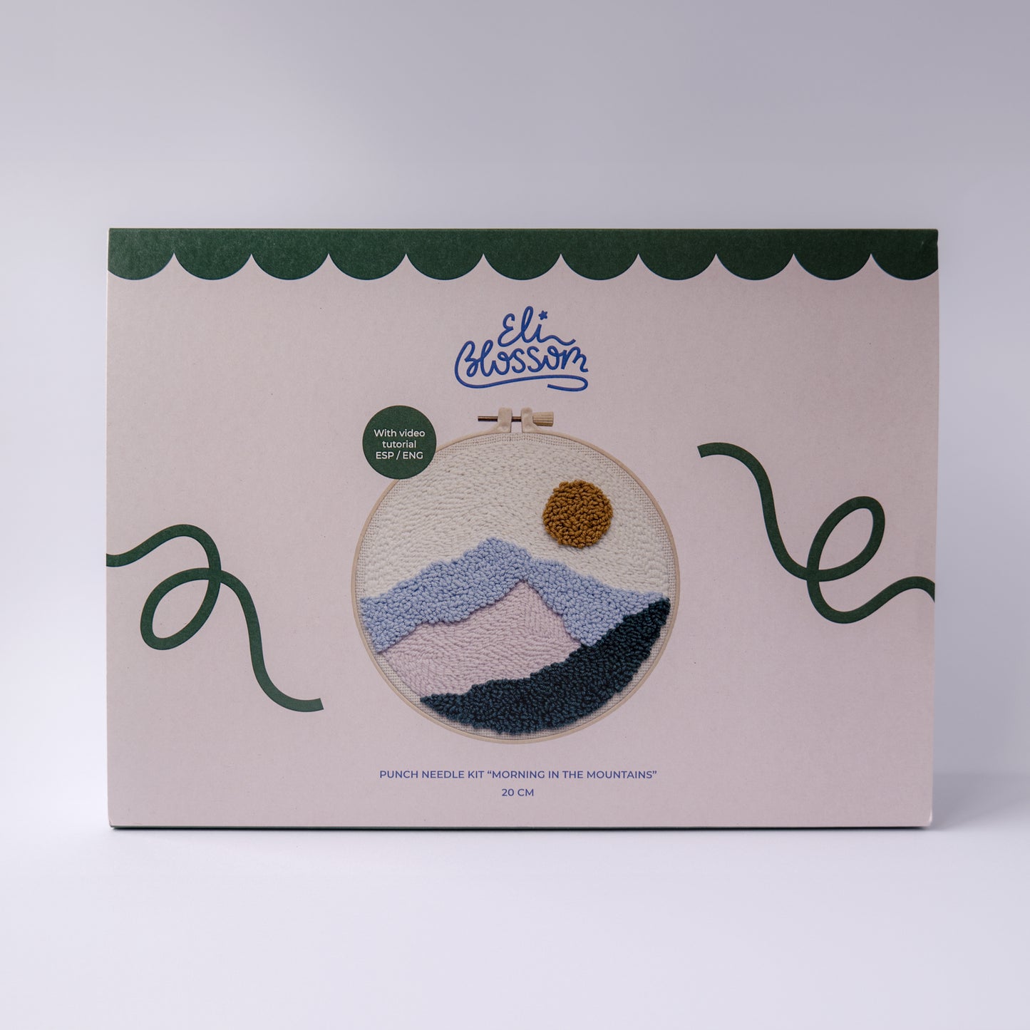 Kit de punch needle "Morning in the mountains"
