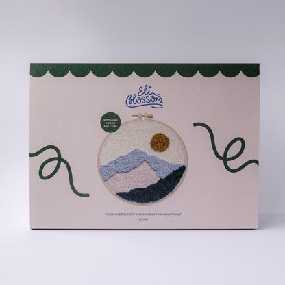 Kit de punch needle "Morning in the mountains"