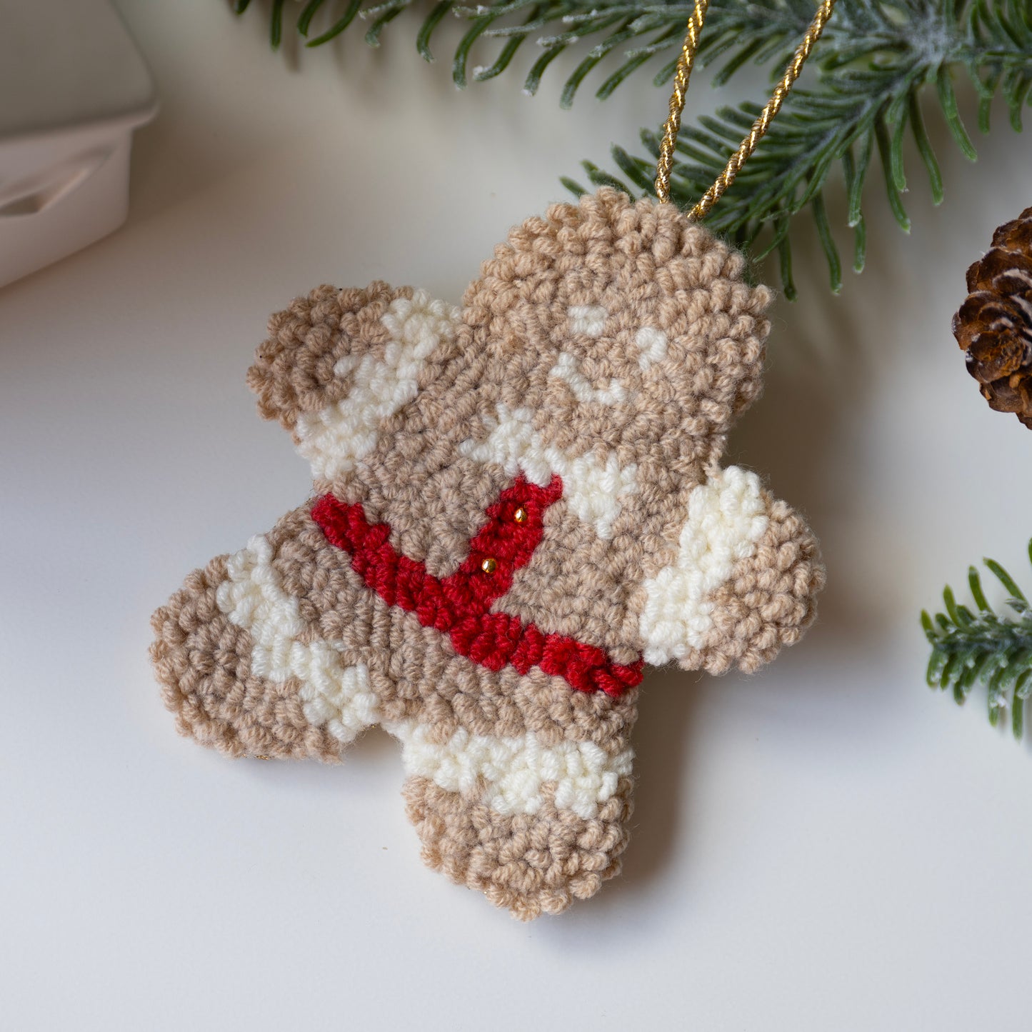 Kit de punch needle "Christmas ornaments"