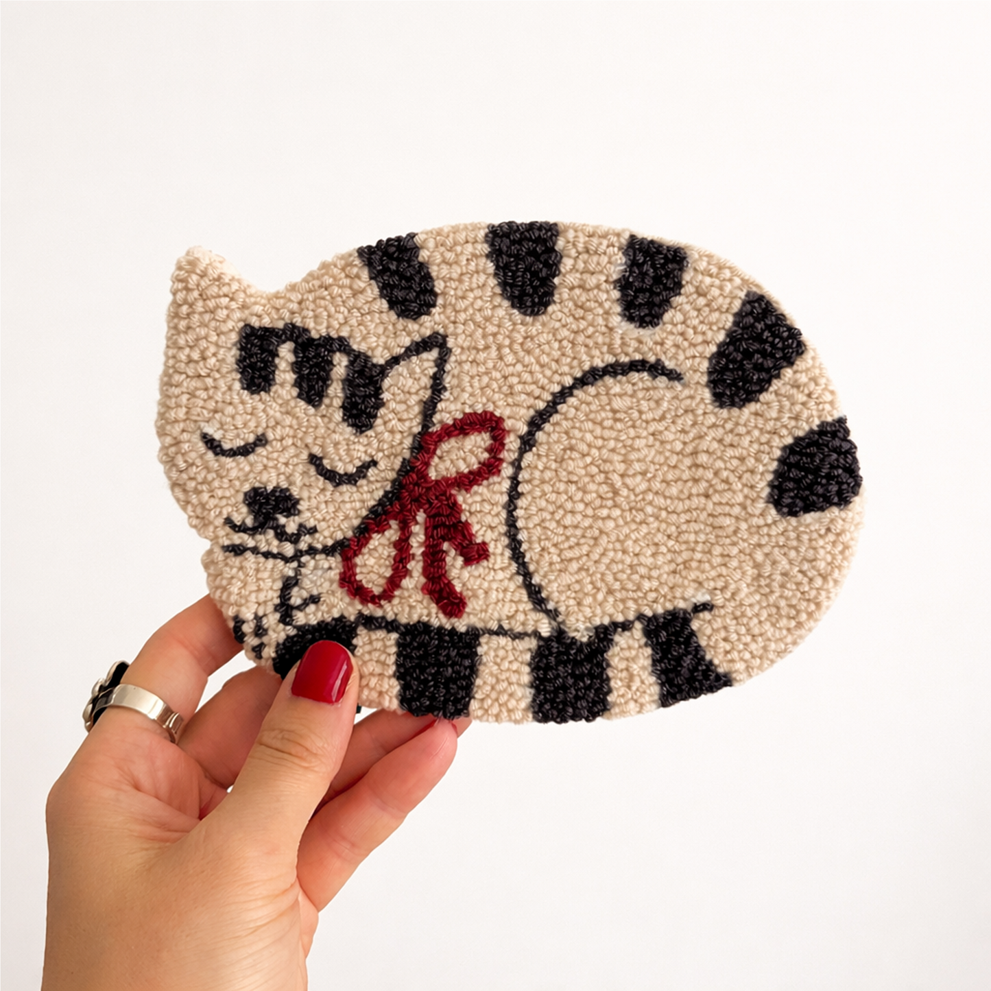 Patrón Digital Punch Needle en PDF — Sweet sleeping cats