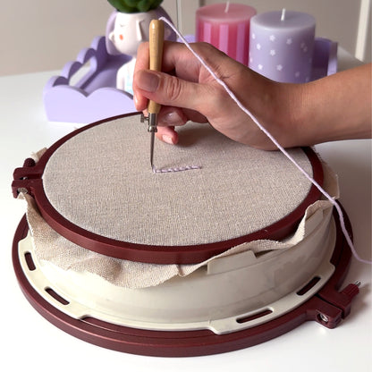 Juego de bastidores Nurge Punch needle — 2 bastidores incluidos