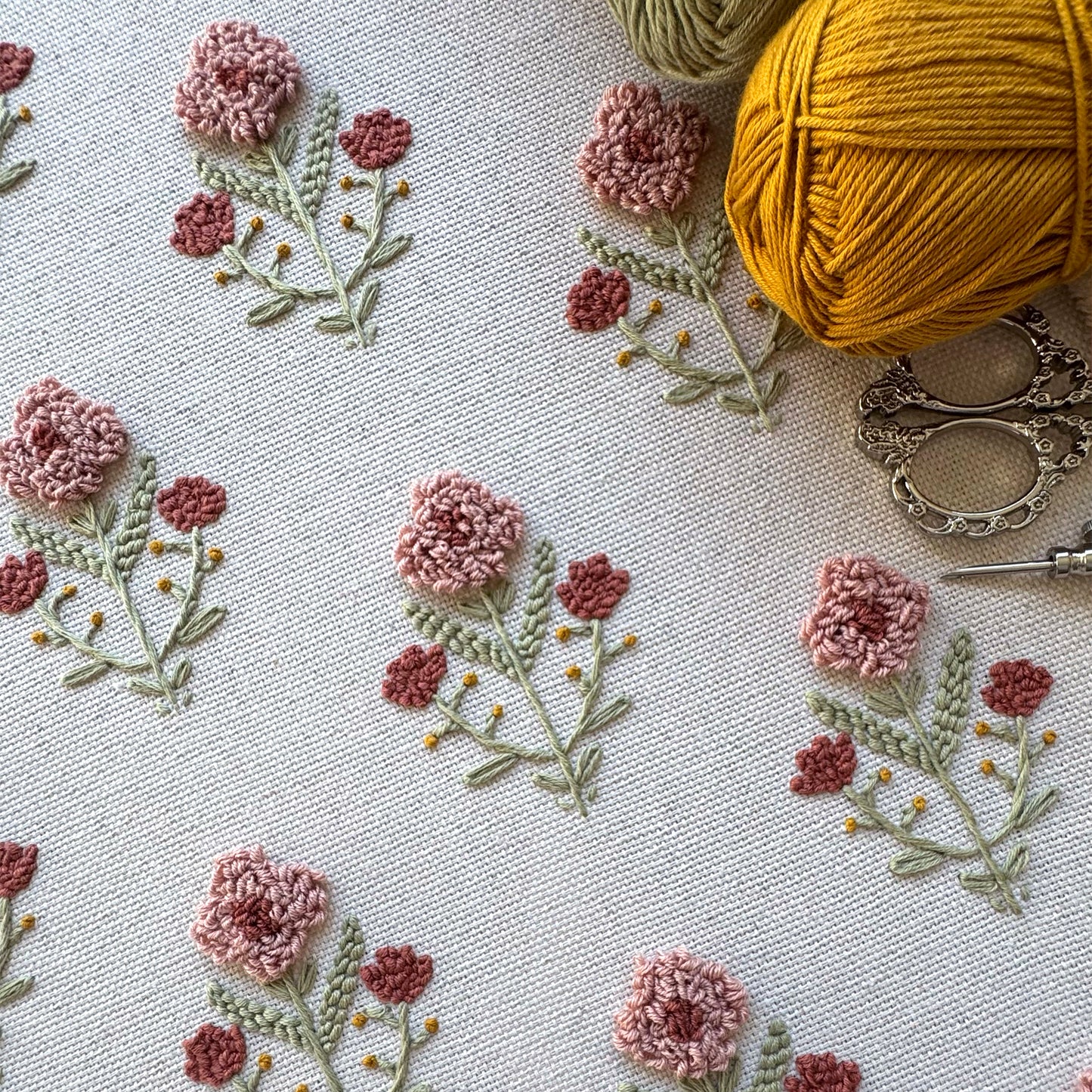 Tela para punch needle