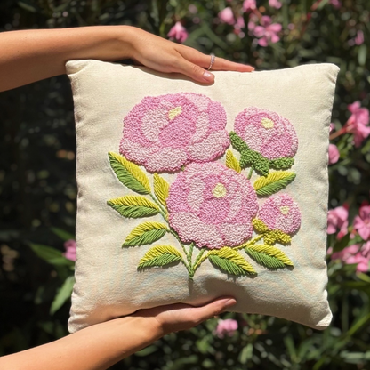 Patrón Digital Punch Needle en PDF — Peony Garden