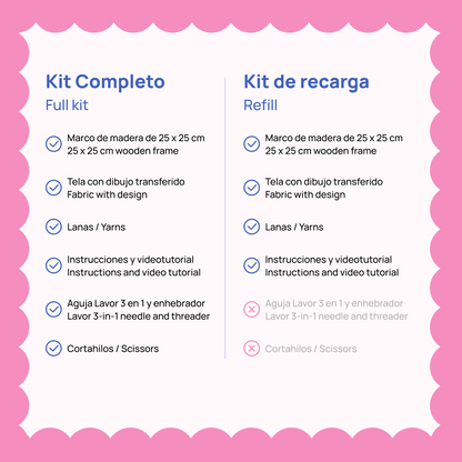 Kit de punch needle "Eternal spring"